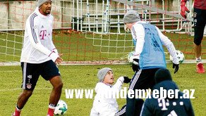 "Bavariya"nın məşqində futbolçular arasında dava düşüb