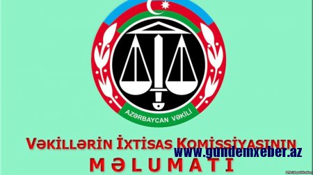 607 nəfər vəkilliyə qəbul üzrə keçid balını toplayıb