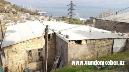 Bayıl yamacında sürüşmə təhlükəsi olan 103 ev müəyyən edilib