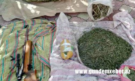 Külli miqdarda narkotik və silah götürülüb