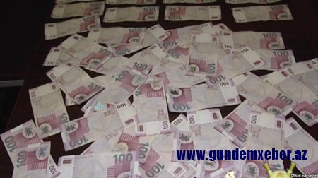 Bakıda saxta pul kəsən şəxslər saxlanılıb