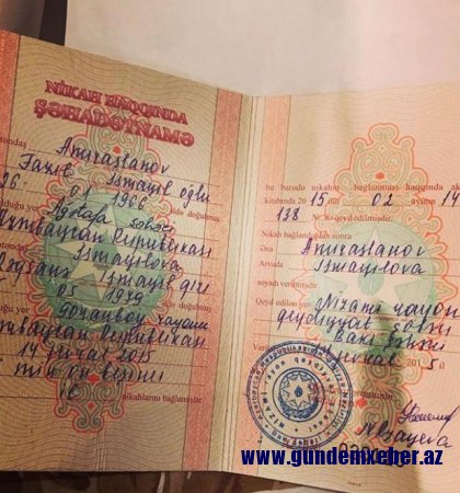 "Heç kimin evini dağıtmamışam" - Rəqsanə nikah kağızını yaydı