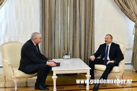Məzahir Pənahov prezident İlham Əliyevin qəbulunda