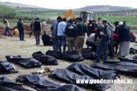 Afrində 110 cəsəd basdırılmış gizli məzarlıq tapıldı - FOTOLAR