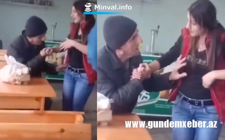 Bakıda ofisiant qız və yaşlı kişinin görüntüləri etirazlara səbəb oldu – VİDEO (18+)