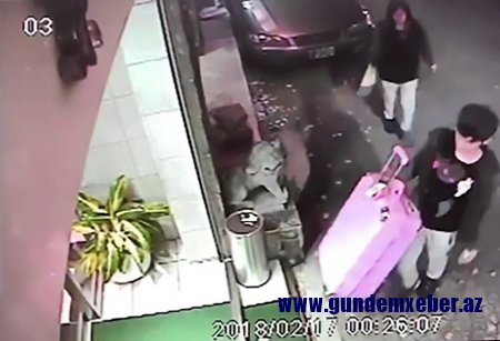 Oğlan 20 yaşlı sevgilisinin cəsədini çemodana qoyub, stansiyaya atdı - FOTO