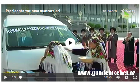 Prezidentin oğlu Orta Asiya dövlət başçılarının sammitində...