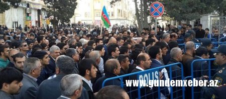 Müxalifətin mitinqi baş tutdu -FOTOLAR