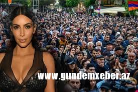 Kim Kardaşyan: "Ermənistanda baş verənləri dəstəkləyirəm"