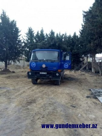 Avtomobil Yolları Dövlət Agentliyi Ramanıda ağacları kəsdi- FOTOLAR