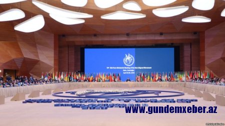 Qoşulmama Hərəkatının Bakı konfransı başa çatıb