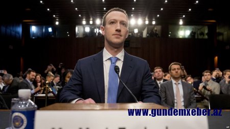 Mark Zukerberq Konqresdə ifadə verdi