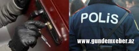 Polisin susduğu yerdə oğrular hərəkətə keçir...
