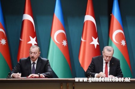 Azərbaycan-Türkiyə sənədləri imzalanıb - FOTOLAR