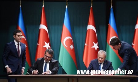 Azərbaycan-Türkiyə sənədləri imzalanıb - FOTOLAR