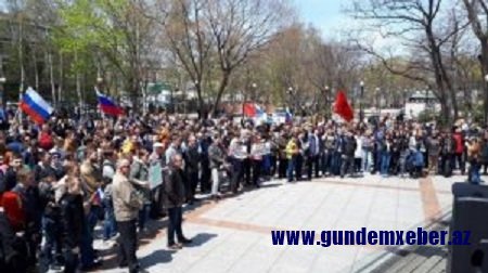 Rusiyada “O bizə çar deyil” aksiyası başladı