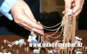 Gömrükdə külli miqdarda zinət əşyaları müsadirə olundu