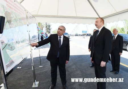 Prezident Xaçmaz və Xızıda açılışlar edib