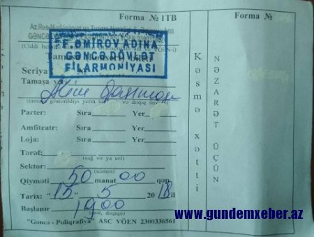 İcra başçısı 50 manatdan bilet satdırır, şəhərin deputatı isə... (FOTO)