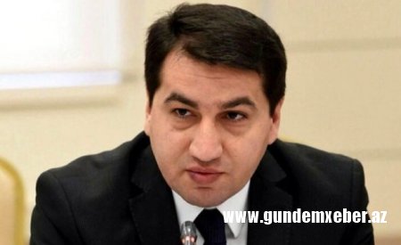 "Ermənistanın Dağlıq Qarabağ münaqişənin "yalnız sülh yolu ilə həlli" barədə açıqlamaları cəfəngiyyatdır" — Hikmət Hacıyev