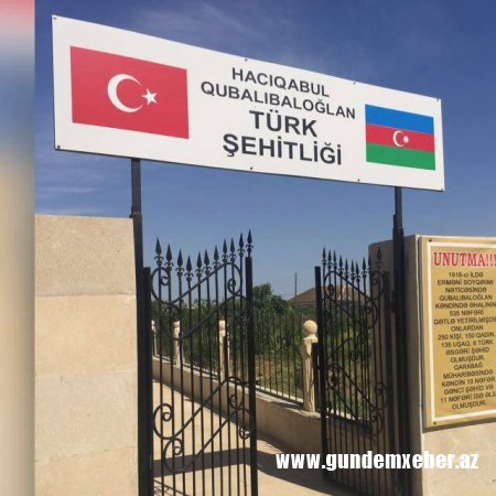 Hacıqabulda böyük təxribat: Türk Şəhidliyi lövhəsi hansı məmurun tapşırığı ilə götürülüb?