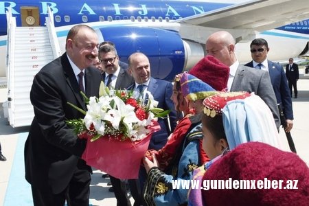 Prezident İlham Əliyev TANAP-ın açılışında iştirak etmək üçün Türkiyəyə səfər edib
