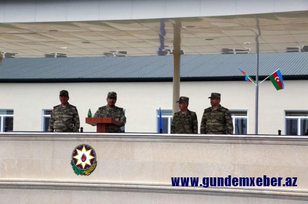 Cəbhə bölgəsində Raket və Artilleriya Qoşunlarının hərbi hissəsinin açılışı olub - FOTOLAR