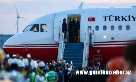 Türkiyə prezidenti Azərbaycandadır — YENİLƏNİB