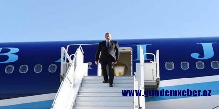 İlham Əliyev Belçikaya getdi
