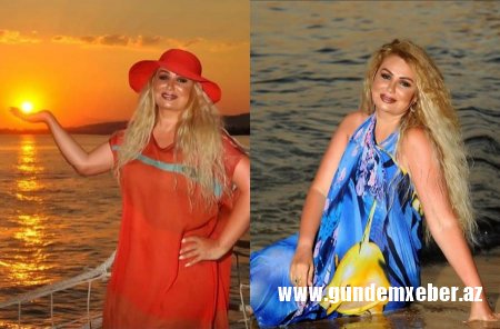 Çimərliyə makiyajla gedən Könül Kərimova – Fotolar