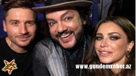 Filip Kirkorov Bakıda türk iş adamının arvadını qucaqladı, öpmək istəyəndə...