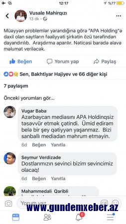 Vüsalə Mahirqızı açıqlama yaydı - FOTO