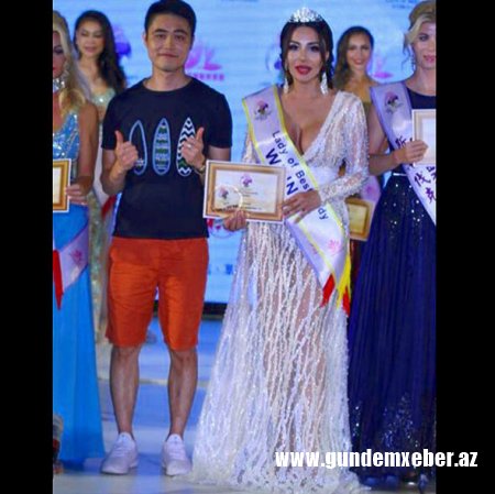 AZƏRBAYCANLI MODEL TAYVANDA “ƏN YAXŞI BƏDƏNLİ QADIN” SEÇİLDİ - FOTO