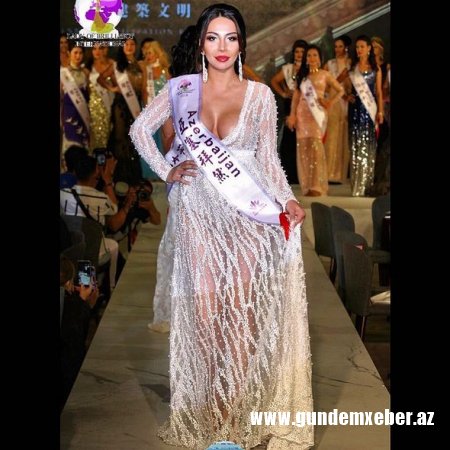 AZƏRBAYCANLI MODEL TAYVANDA “ƏN YAXŞI BƏDƏNLİ QADIN” SEÇİLDİ - FOTO