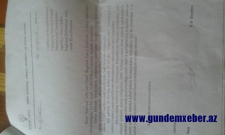 Gəncənin yeni dərdi: ”ENERJİ FƏLAKƏTİ” (FOTO)