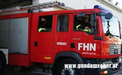 Bakıda 1 otaqlı ev və ofis yanıb
