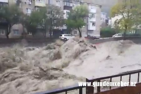Krasnodar diyarında güclü daşqınlar faciəvi durum yaradıb: ölənlər var