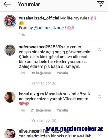 Vüsaləni sinə dekoltesinə görə tənqid etdilər - FOTO