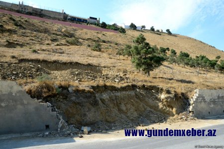 Badamdarda sürüşmə zonasında gərginlik davam edir - ETSN