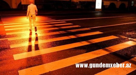 Goranboyda piyadanı avtomobil vurub