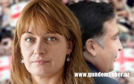 Saakaşvilinin xanımı təbliğata qoşuldu
