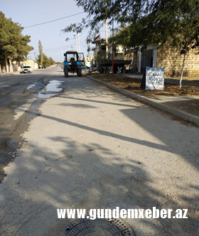 Şabran icra hakimiyyətindən əcaib abadlıq  və yol təmiri-FOTO REPORTAJ