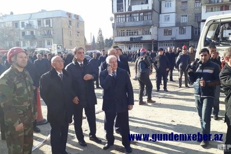 Kamaləddin Heydərov: "Partlayış zamanı 3 nəfər ölüb, 1-i ağır yaralıdır"