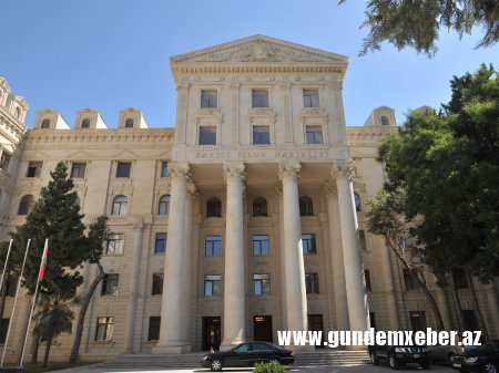Paşinyanın son bəyanatı onun Minsk Qrupu həmsədrlərinin təşviq etdiyi humanitar fəaliyyətə məhəl qoymadığını göstərdi - XİN