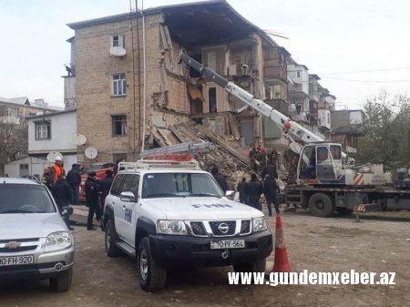 "Gəncədə partlayış baş verən binanın sakinləri üçün yeni bina tikiləcək"