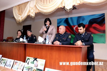 “Yol hərəkəti qaydaları və nəqliyyat mədəniyyəti” adlı tədbir keçirildi - FOTOLAR
