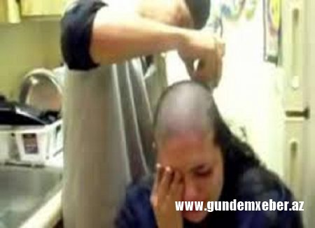 Azərbaycanda daha bir ər arvadının saçlarını kəsdi – “Rədd olub getsin” – FOTO