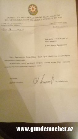 Sevinc Səfərlidən ölkənin rəsmi şəxslərinə şok müraciət - FOTOLAR