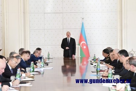 Prezident İlham Əliyevin sədrliyi ilə Nazirlər Kabinetinin iclası keçirilib