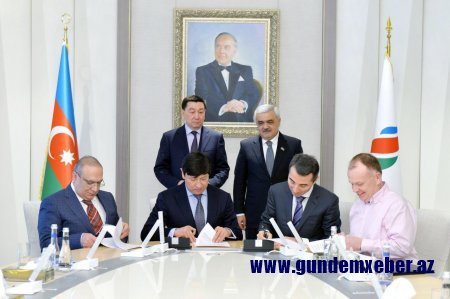 SOCAR və “KazMunayQaz” arasında anlaşma memorandumu imzalanıb